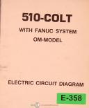 Excell 510 Colt, VMC fanuc OM Electrical PC MT Programable Controller Manual 1989